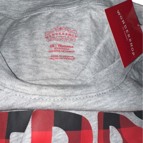 NWT WONDER SHOP MERRY & BRIGHT 2XL WOMANS SLEEP WEAR - Picture 3 of 8